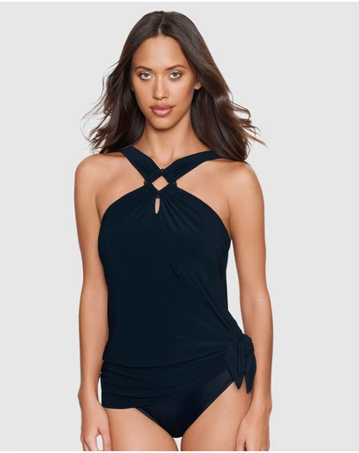 Magicsuit - Square Cut Beverly 2-in-1 Short Convertible Swimdress