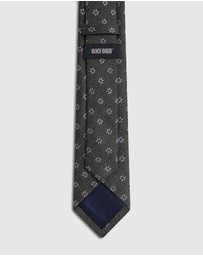 Oxford - Isaac Ditsy 7Cm Silk/Wool Tie