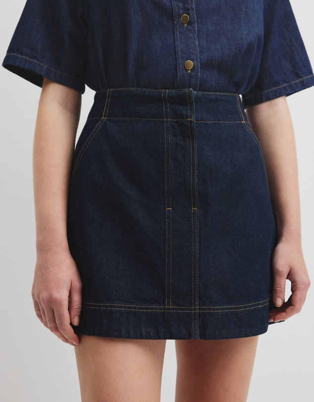 Country Road - Denim Mini Skirt