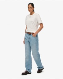 Superdry - Mid Rise Wide Leg Jean