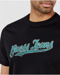 GUESS - GUESS JEANS Short Sleeve Crew Neck 1981 T-Shirt