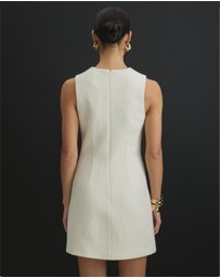 AERE - Mandi Wool Boucle Mini Dress