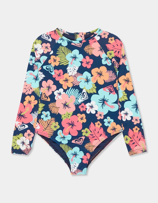 Roxy - Girls 2 to 7 Morning Flower One Piece Rash Vest