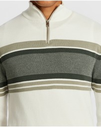 yd. - Brosnon Zip Knit Jumper
