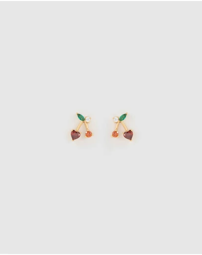 Arms Of Eve - Cherry Bomb Stud Earrings