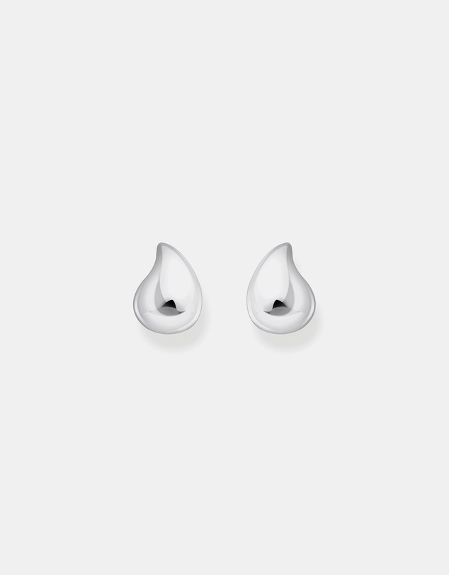 THOMAS SABO - Ear studs in organic shape silver