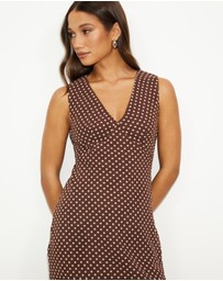 Dazie - Lottie Polka Dot Maxi Dress