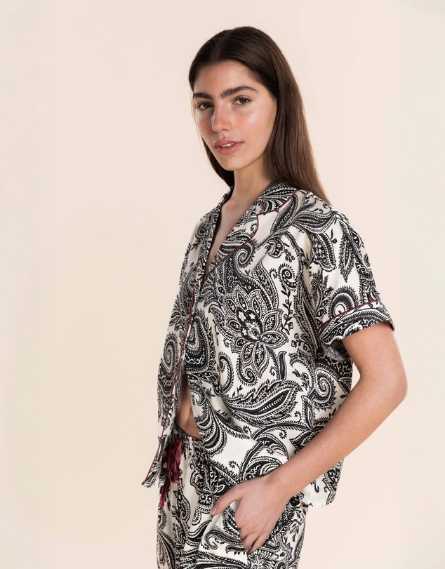 Gingerlilly - Daphne Cotton Sateen Short Set
