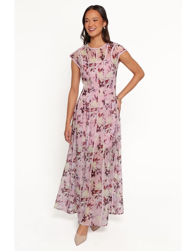 Petal & Pup - Livio Maxi Dress - Lilac Floral