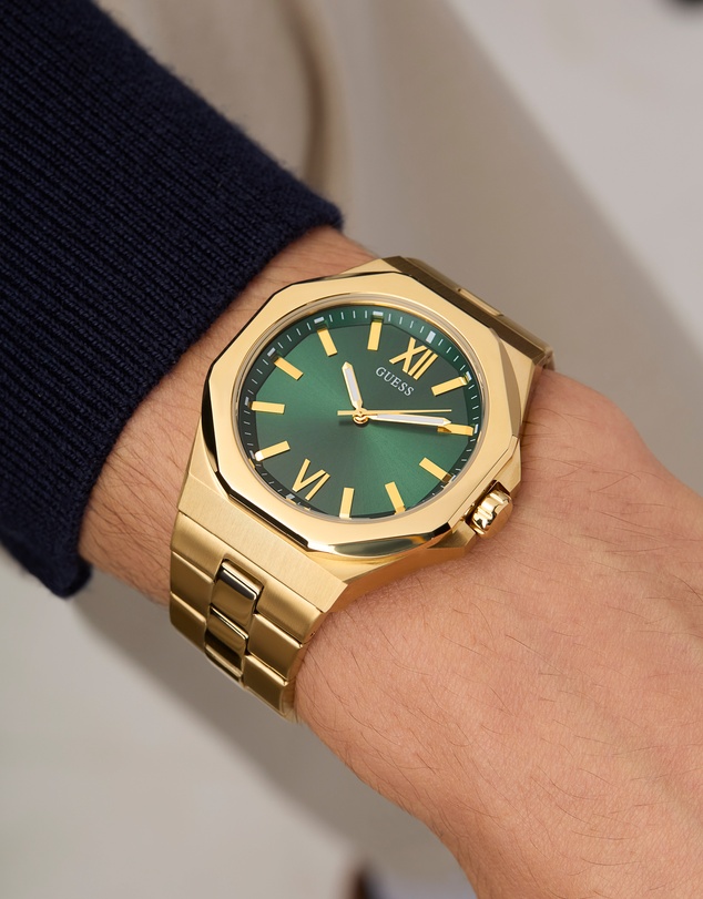 GUESS - Guess Men's Gold Tone 41.5mm Analogue Watch