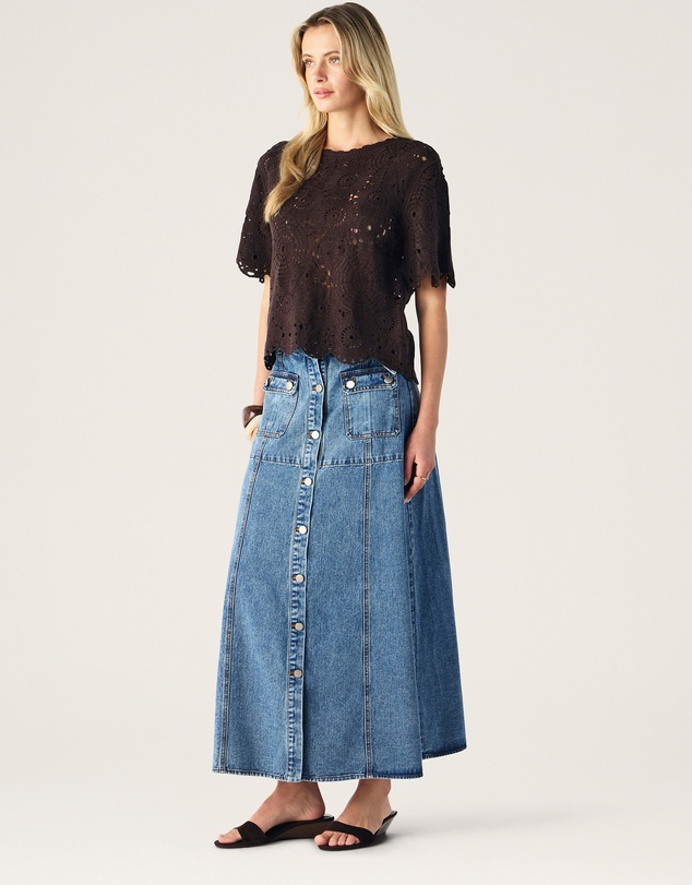 MOS The Label - Anouk Crochet Top