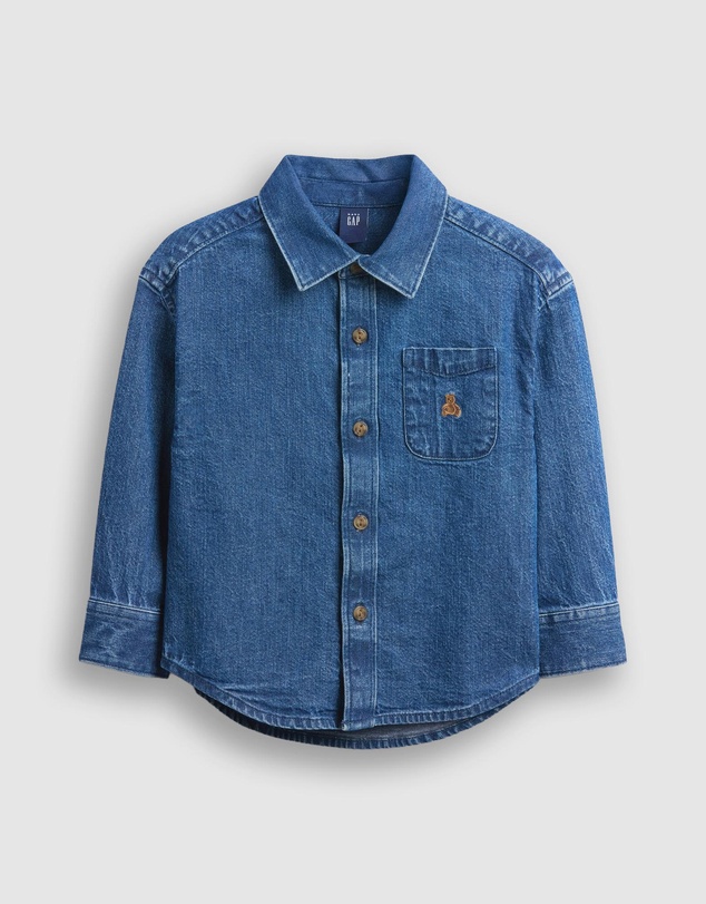 GAP - LS Denim Shirt - Babies-Kids
