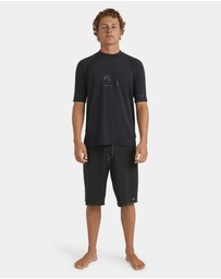 Billabong - Mens Boxed Arch Short Sleeve Rash Vest