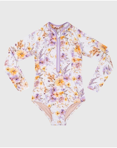 Aqua Blu Kids - Fleur Long Sleeve One Piece