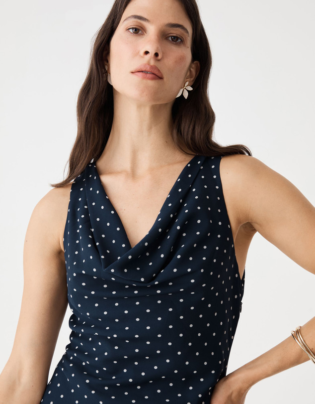 Forcast - Danielle Bias Cowl Dress