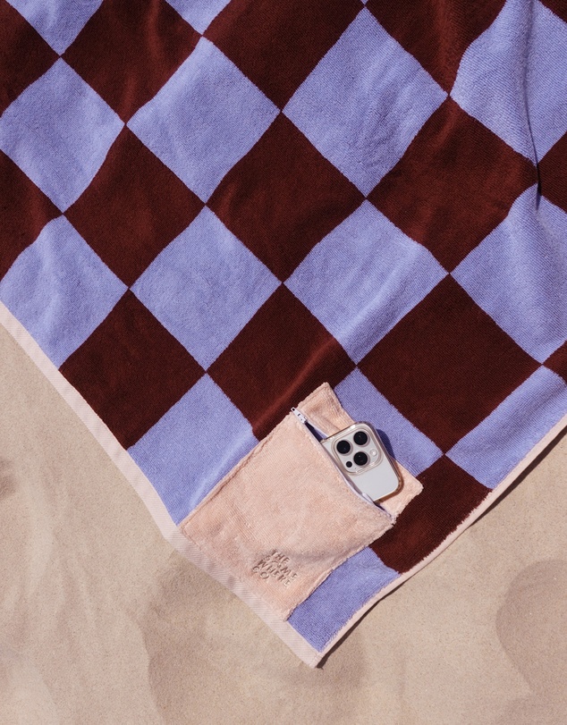 The Somewhere Co - Iced Mocha Premium Beach Towel