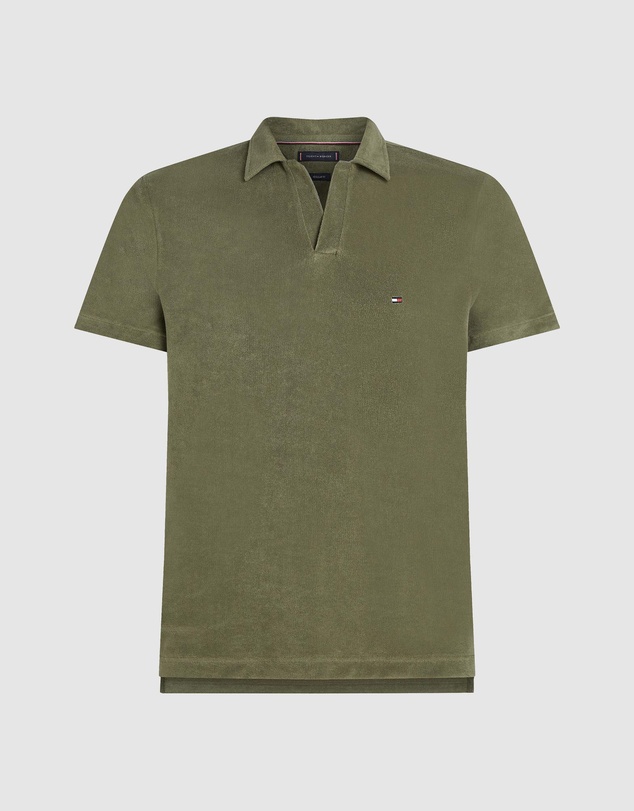 Tommy Hilfiger - Regular Fit Towelling Polo Shirt - ICONIC EXCLUSIVE