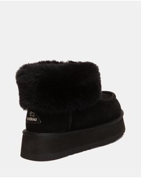 EVERAU - EverAU Ugg Loofee Cow Suede Upper UGG Boots