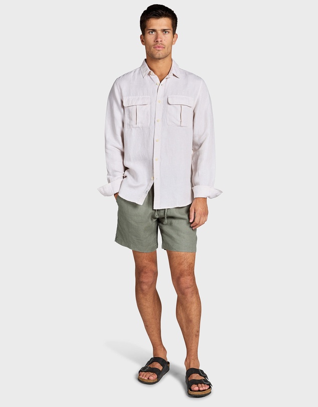 Academy Brand - Riviera Linen Short