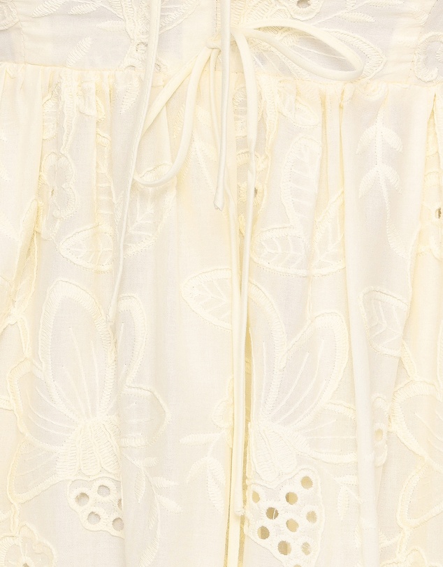 Petal & Pup - Karla Maxi Dress - Butter Yellow Broderie