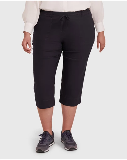 Sportscraft - Rosa Crop Linen Pant