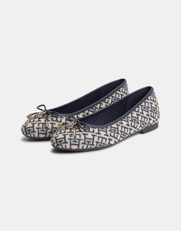 Tommy Hilfiger - Martina Charm Jacquard Ballerina Flats - Women's