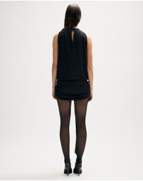 Minima Esenciales - Kyler Draped Mini Dress