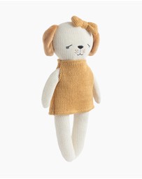 Living Textiles - Knitted Animal Toy - Paula the Puppy