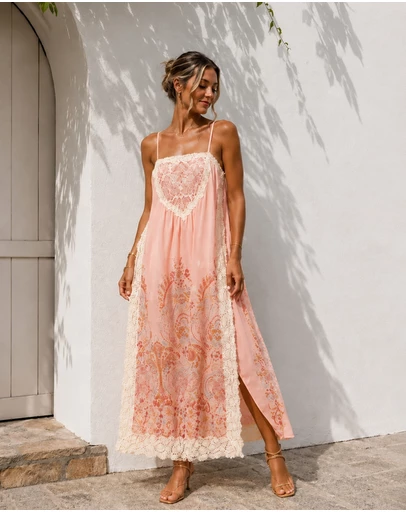 Esther & Co - Maelis Dress - Blush Serenade