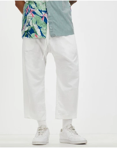 Surrounded By Ghosts - The Eskolaite Linen Drawstring Pants