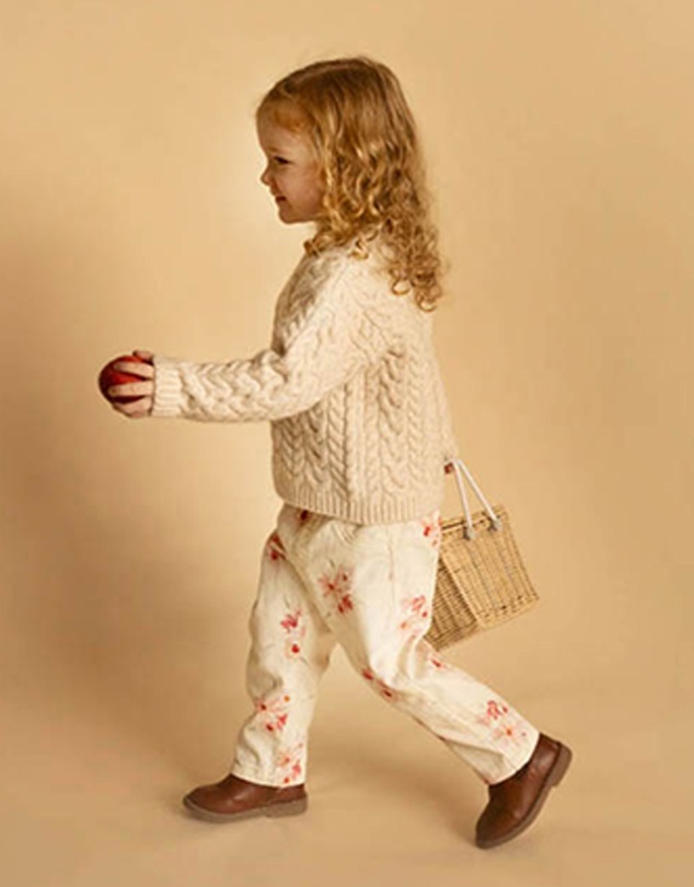 Bebe by Minihaha - Emmy Petal Pull On Jeans - Babies