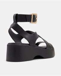 Call It Spring - Raia Ankle Strap Wedge Sandals