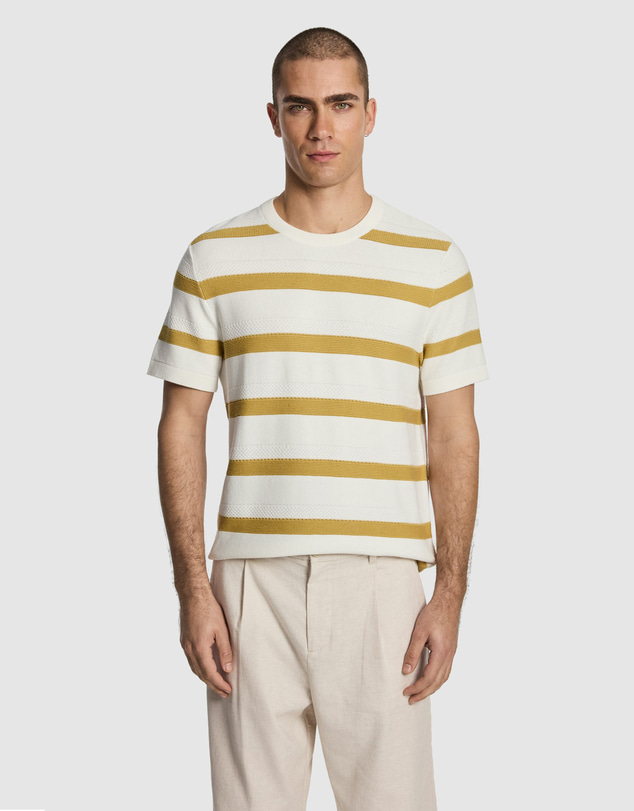 yd. - Hayes Stripe Knitted Tee