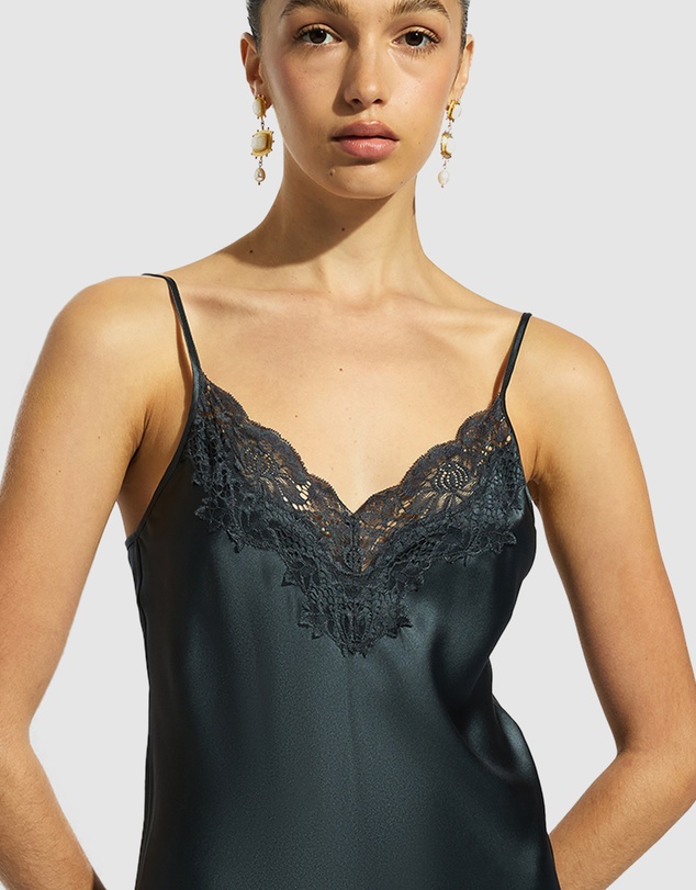 GINIA - Silk Lace Slip