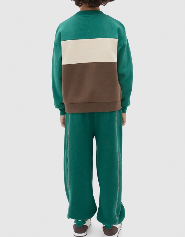 Seed Heritage - Colourblock Logo Sweat