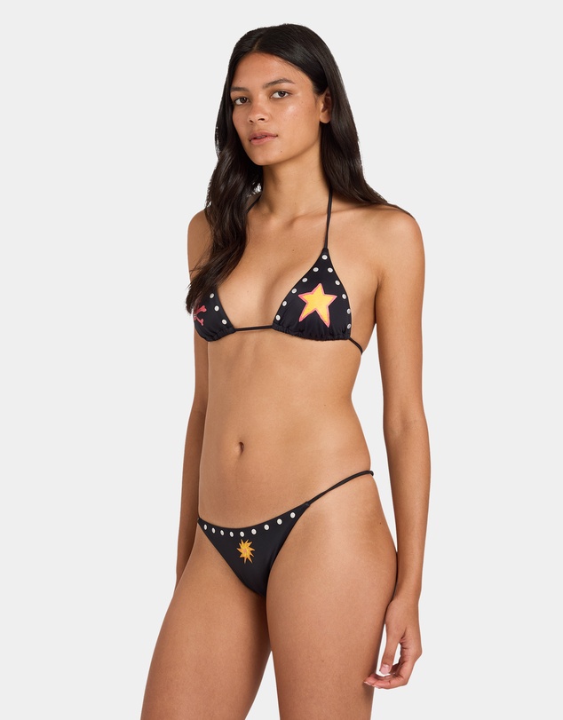 RVCA - Womens Dani Miller String Skimpy Bikini Bottom