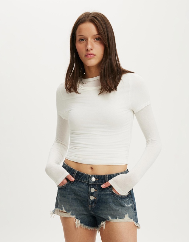 Cotton On - Saturday Denim Short