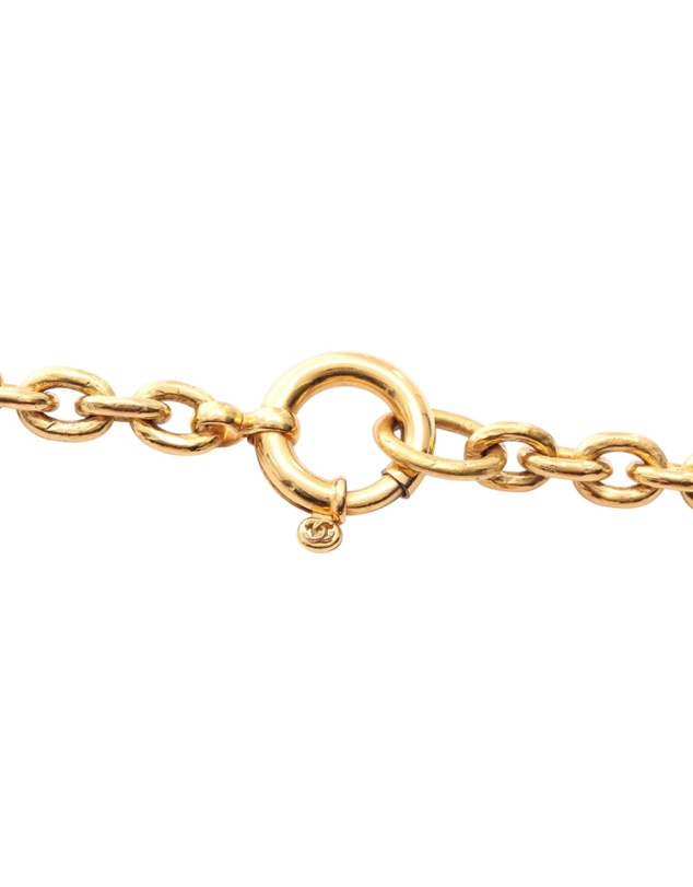 Pre-Loved by Azura Reborn - Pre-Loved Gold Plated Triple CC Pendant Necklace