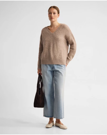 Oxford - Bridgette Alpaca Blend V-Neck