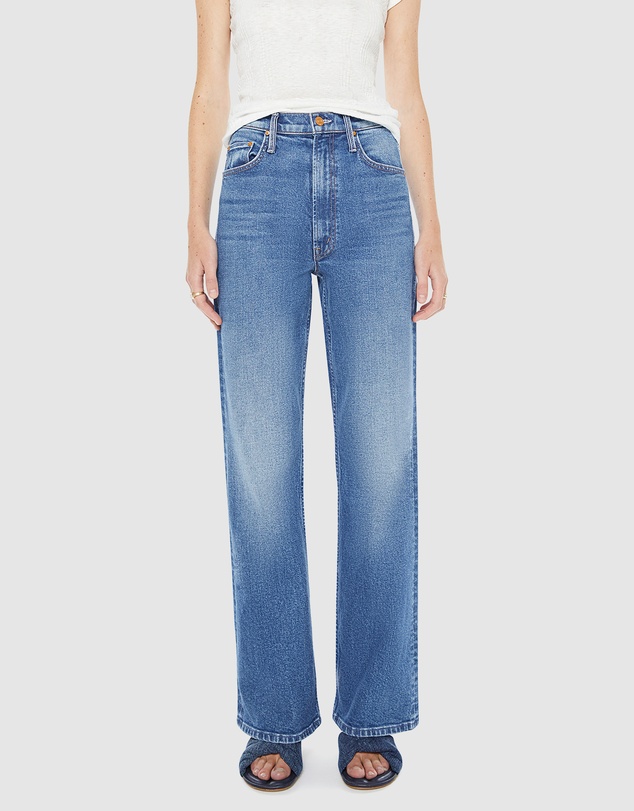 MOTHER - High Waisted Bookie Sneak Jeans