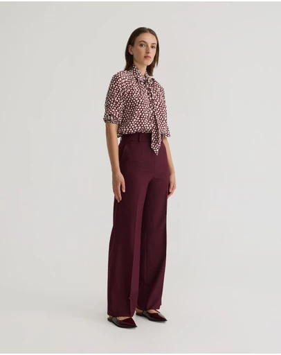 Oxford - Simone Tie Neck Shirt
