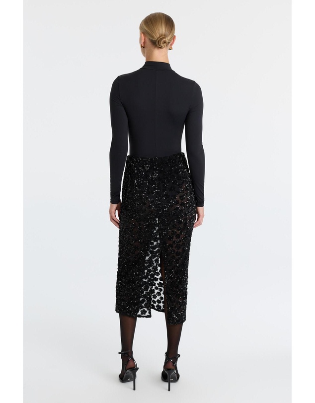 Bardot - Sienna Sheer Sequin Midi Skirt