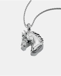 THOMAS SABO - THOMAS SABO Horse Head Necklace with Zirconia
