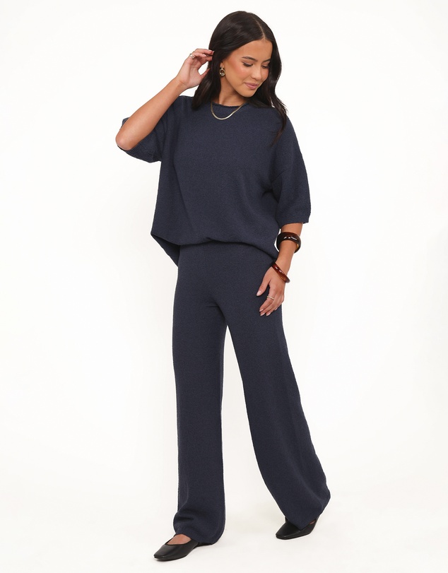 Petal & Pup - Ashby Knit Pant - Navy