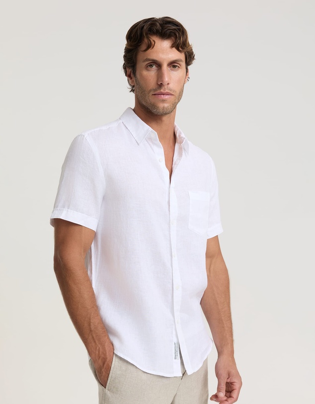 Sportscraft - Short Sleeve Linen Shirt