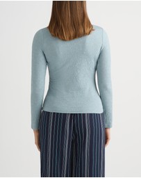David Lawrence - Brittany Textured Lace Top