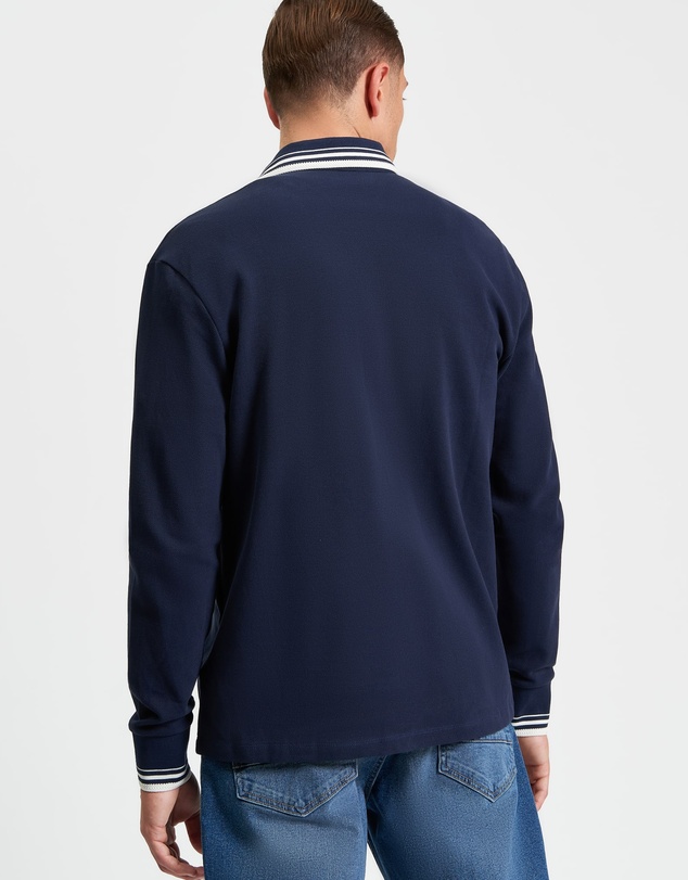 Ben Sherman - Tipped Long Sleeve Polo