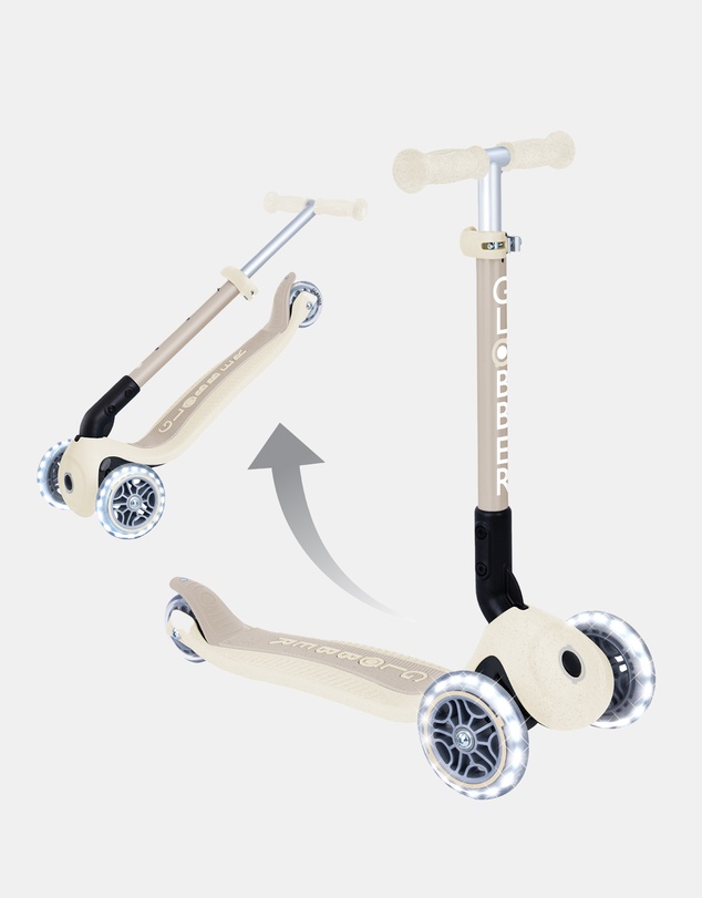 Globber - ECOLOGIC JUNIOR Foldable Scooter Lights