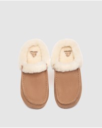 EVERAU - EverAU Ugg Creago Cow Suede Upper Loafer Oxfords Flats