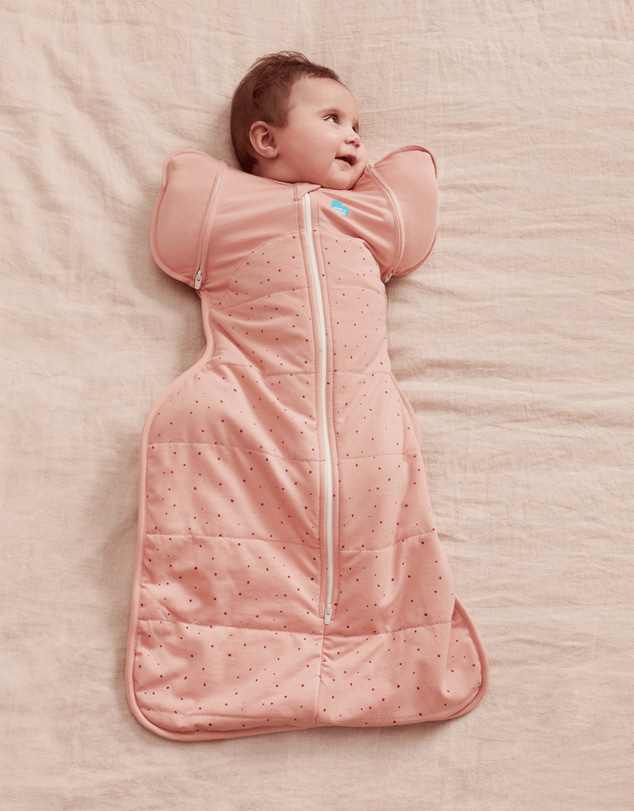 Love to Dream - Swaddle Up™ Transition Bag 2.5 TOG Quilted Stretch Cotton Pebbles Rose